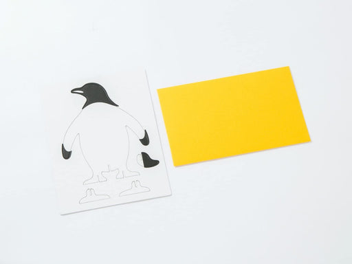 Message Card Good Morning Post Animal-Penguin