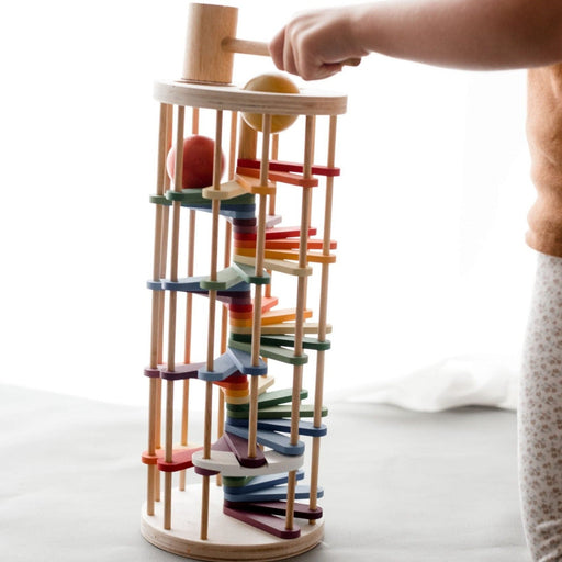 QToys Pound A Ball Tower - Australian Marble Run - Toypark