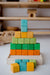 Wooden Building Blocks QToys My First Block Set (Coloured)