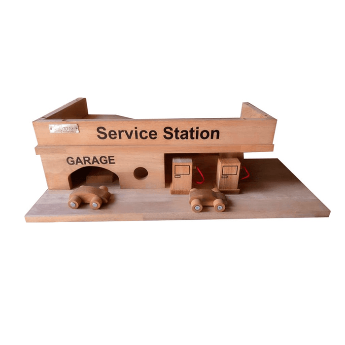 Activity Toys QToys Solid Wooden Service Station 8936074262506