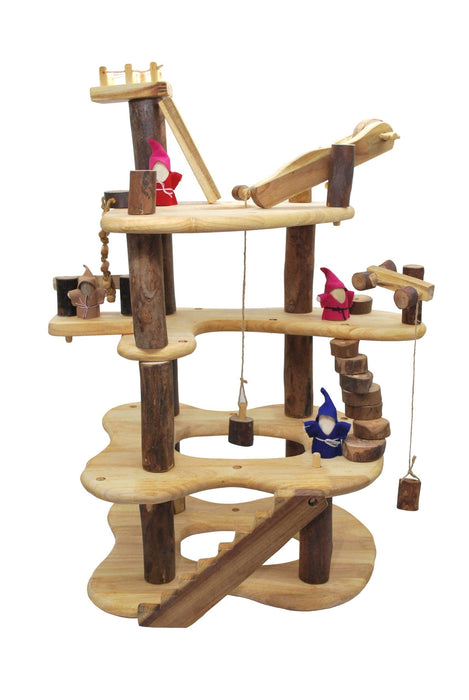Dolls Toys QToys Three Level Tree House Play Set