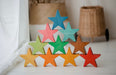 Stacking Toy QToys Wooden Stars Set of 10