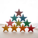 Stacking Toy QToys Wooden Stars Set of 10