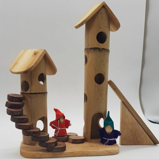 QToys Bamboo Gnome Play Set - Montessori Toys - Toypark