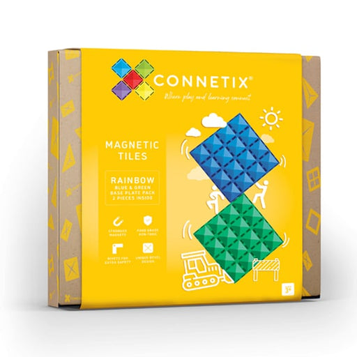 Magnetic Tiles Connetix Tiles 2 Piece Base Plate Pack 712038855896