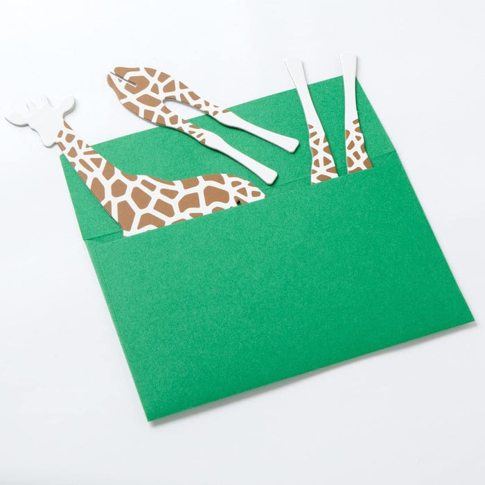 Message Card Good Morning Post Animal-Giraffe