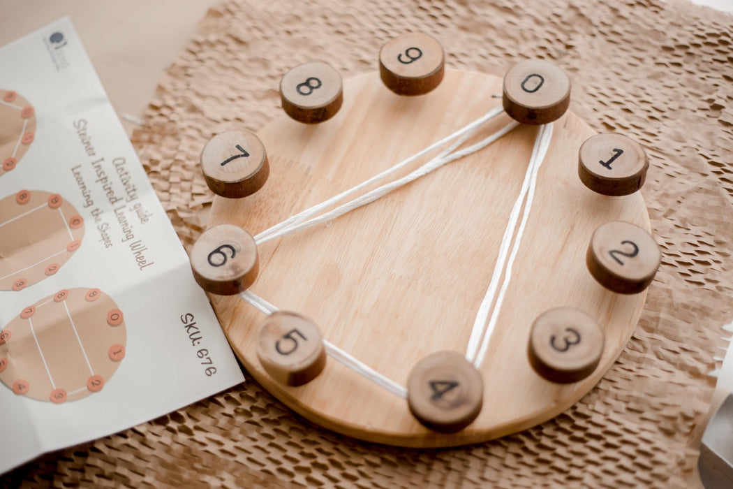 Wheel Learning Toy QToys Steiner Inspired Maths Learning wheel | Montessori Toys β Toypark ...