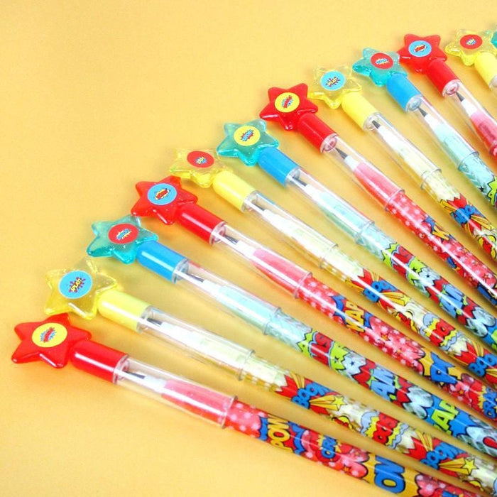 Kids Stationery Tiny Mills - Superhero Multi Point Pencils (24pcs)