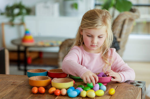 Freckled Frog Rainbow Nests - Sorting Toy - Toypark