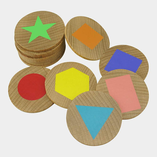 Wooden Toys The Freckled Frog Shapes Wooden Matching Pairs