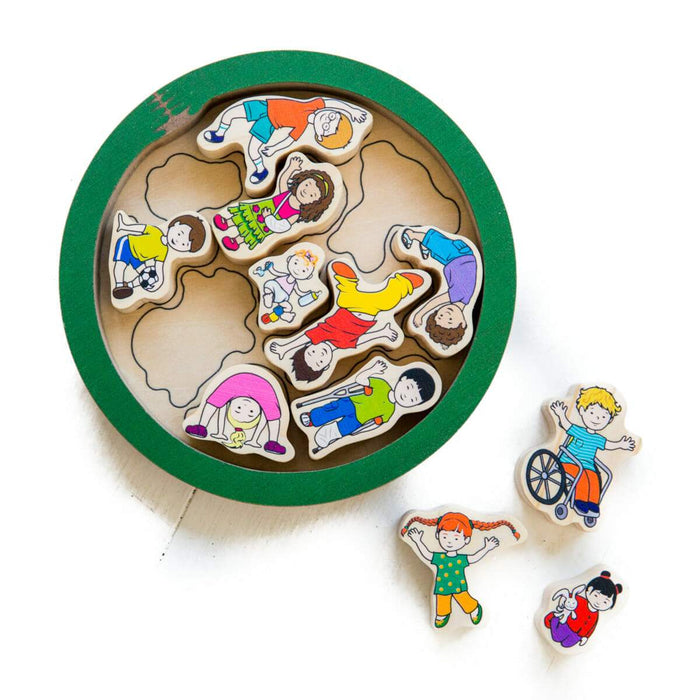 Wooden Toys The Freckled Frog The Inclusion Puzzle