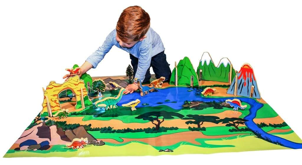 Wooden Toys The Freckled Frog The Wilderness Playmat 9346689002654