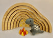 Bauspiel Wooden Toys Bauspiel Dragon's Lair 11 Pieces BAU-0126