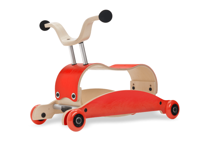 Racer & Walker Wishbone Mini-Flip Walker - Red