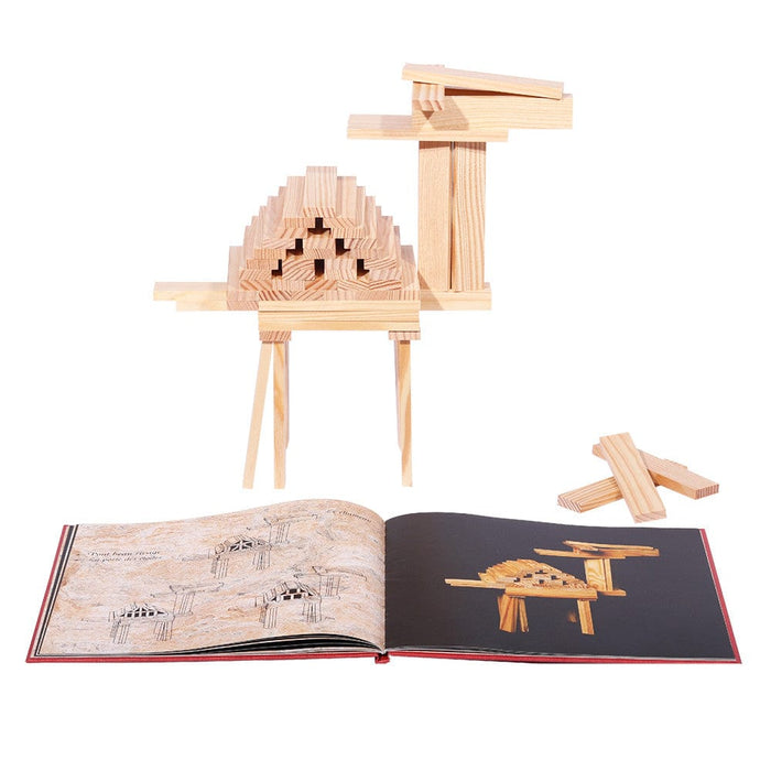 Wooden Building Blocks Kapla Art Book