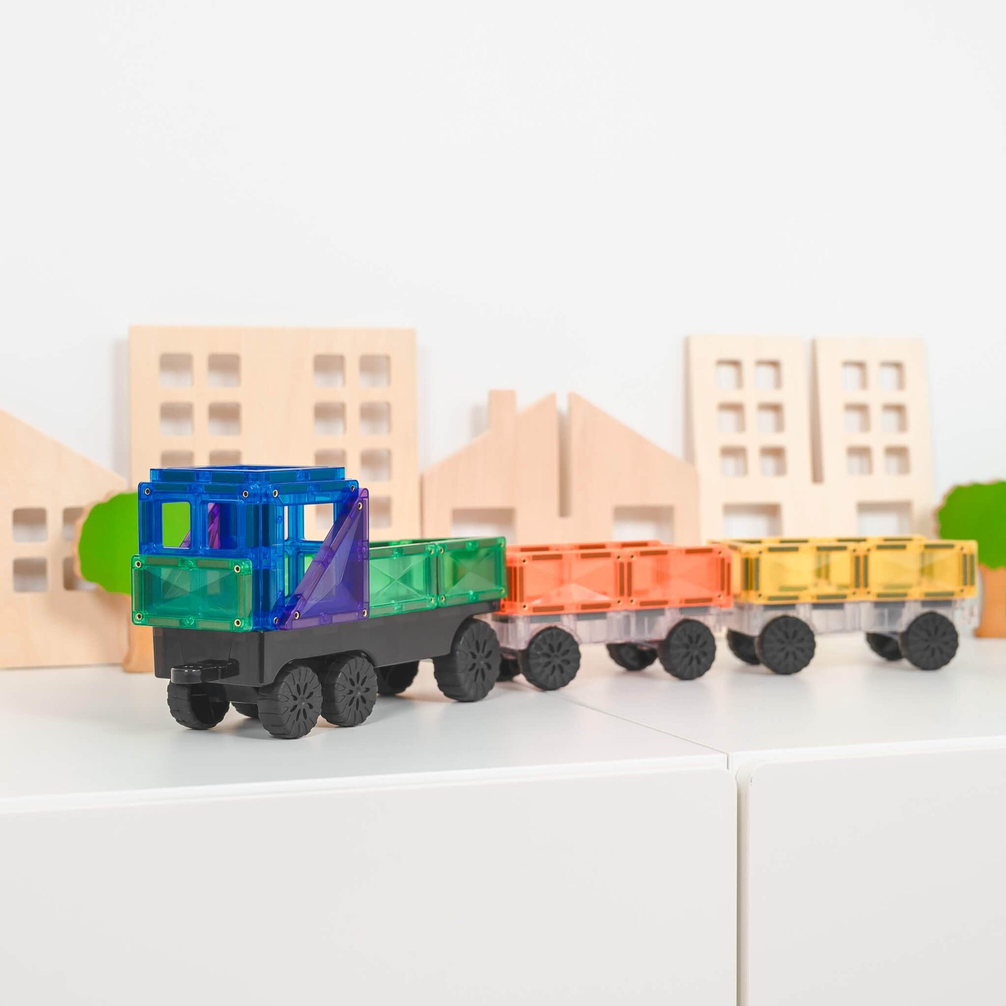 Connetix Rainbow 50 Piece Transport Pack | Magnetic Tiles | Toypark ...