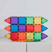 Magnetic Tiles Connetix Tiles Rainbow 24 Piece Mini Pack