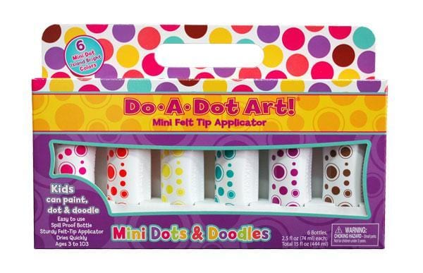 Art-Craft Do A Dot Art! Mini Dot Island Bright Markers 6 Pack 757098001074