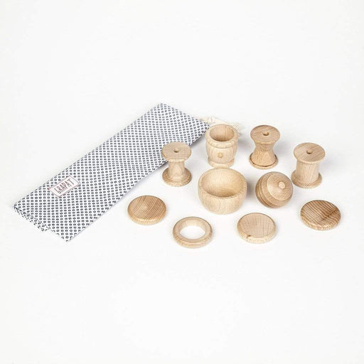Grapat Treasure Basket with 10 Natural Elements - Loose Parts Play - Toypark