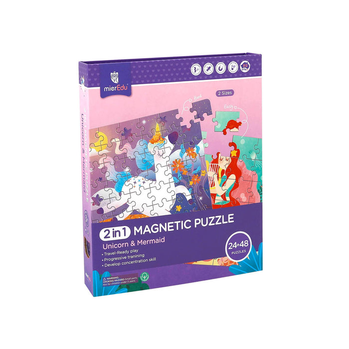 Educational Toys mierEdu 2 in 1 Magnetic Puzzle - Fairy Tale