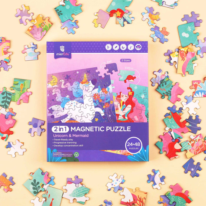 Educational Toys mierEdu 2 in 1 Magnetic Puzzle - Fairy Tale