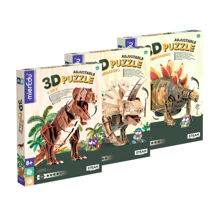 Puzzles mierEdu 3D Puzzles Triceratops