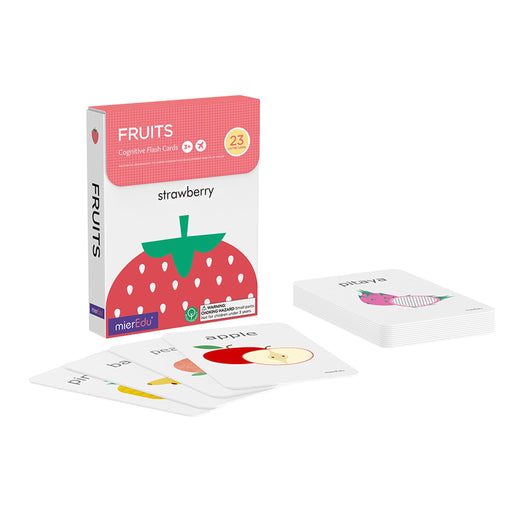 Educational Toys mierEdu Cognitive Flash Cards - Fruits