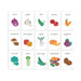 Educational Toys mierEdu Cognitive Flash Cards - Vegetables