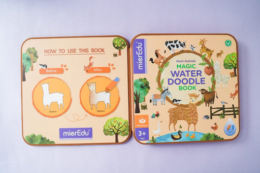 Educational Toys mierEdu Doodle Book - Farm Animals