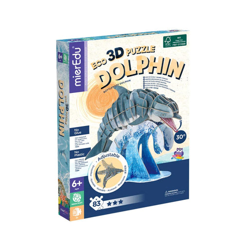 Puzzles mierEdu ECO 3D Puzzles - Bottlenose Dolphin 9352801004215