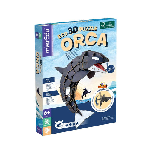 Puzzles mierEdu ECO 3D Puzzles - Orca 9352801004222
