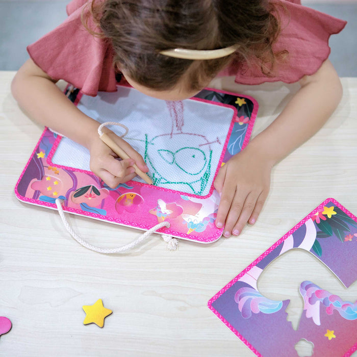 Educational Toys mierEdu Magic Go Drawing Board - Doodle Unicorn