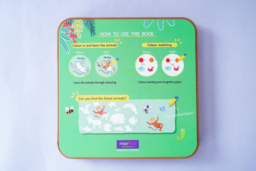 Educational Toys mierEdu Magic Water Doodle Book - Forest Animals