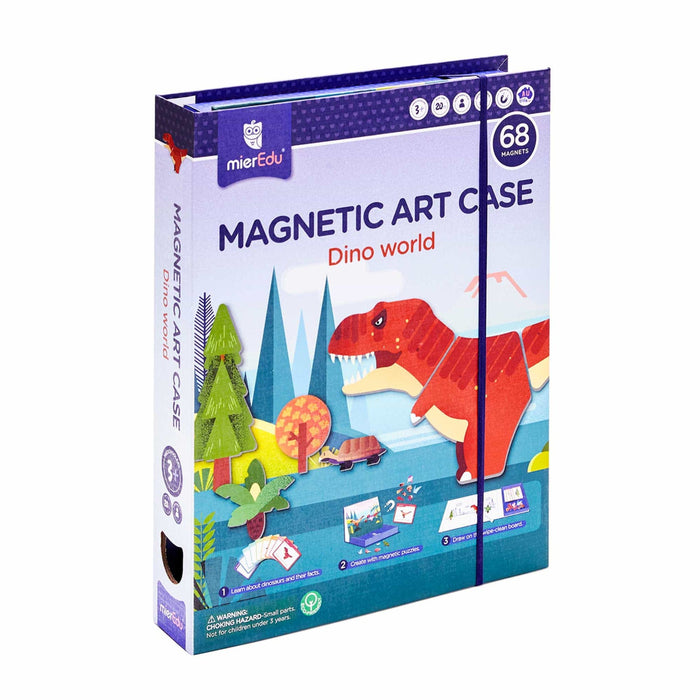 Educational Toys mierEdu Magnetic Art Case - Dino World