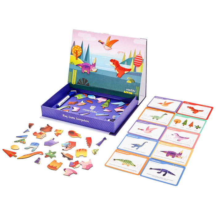 Educational Toys mierEdu Magnetic Art Case - Dino World
