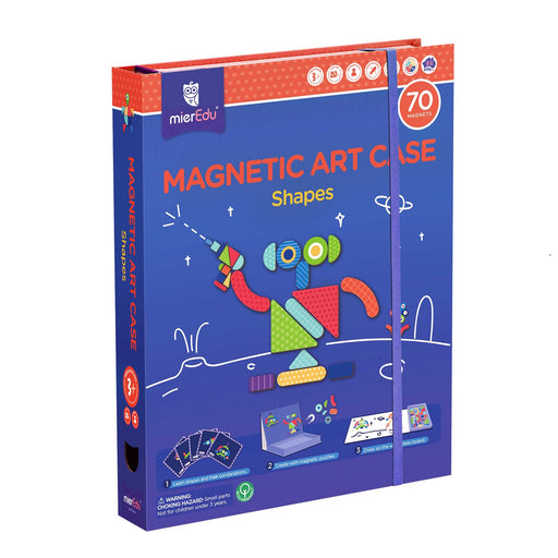 mierEdu Magnetic Art Case - Shapes - Toypark