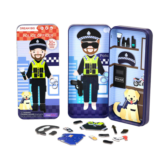 Educational Toys mierEdu Magnetic Puzzle Box - Police Officer