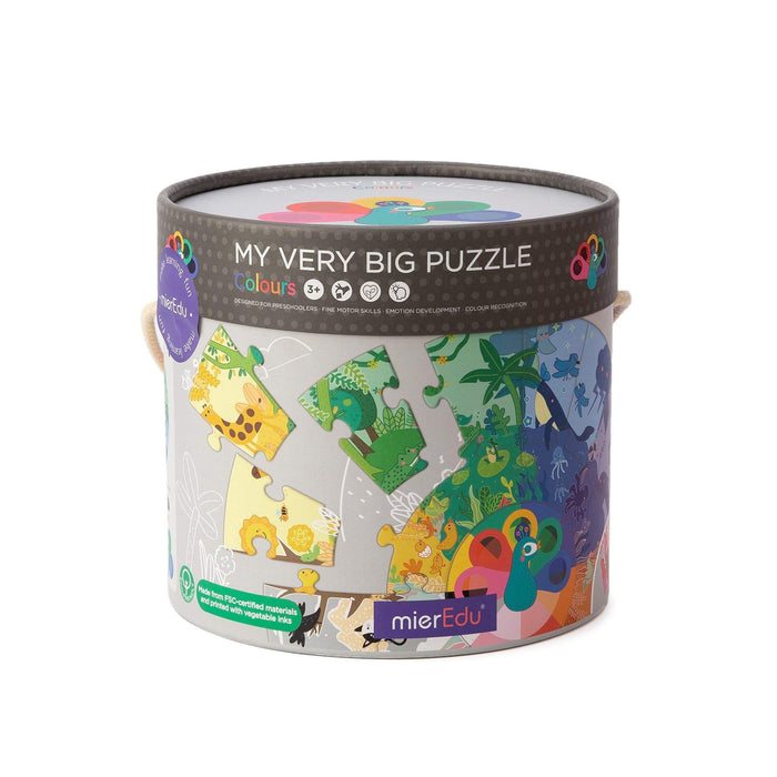 Educational Toys mierEdu My Very Big Puzzle - Colours