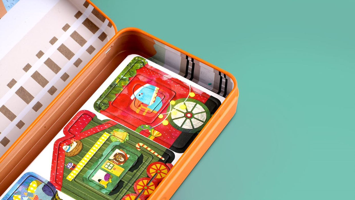 Educational Toys mierEdu Travel Magnetic Box - Trains