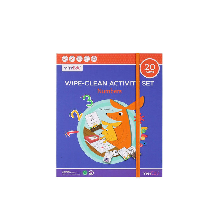 Educational Toys mierEdu Wipe Clean Activity Set - Numbers