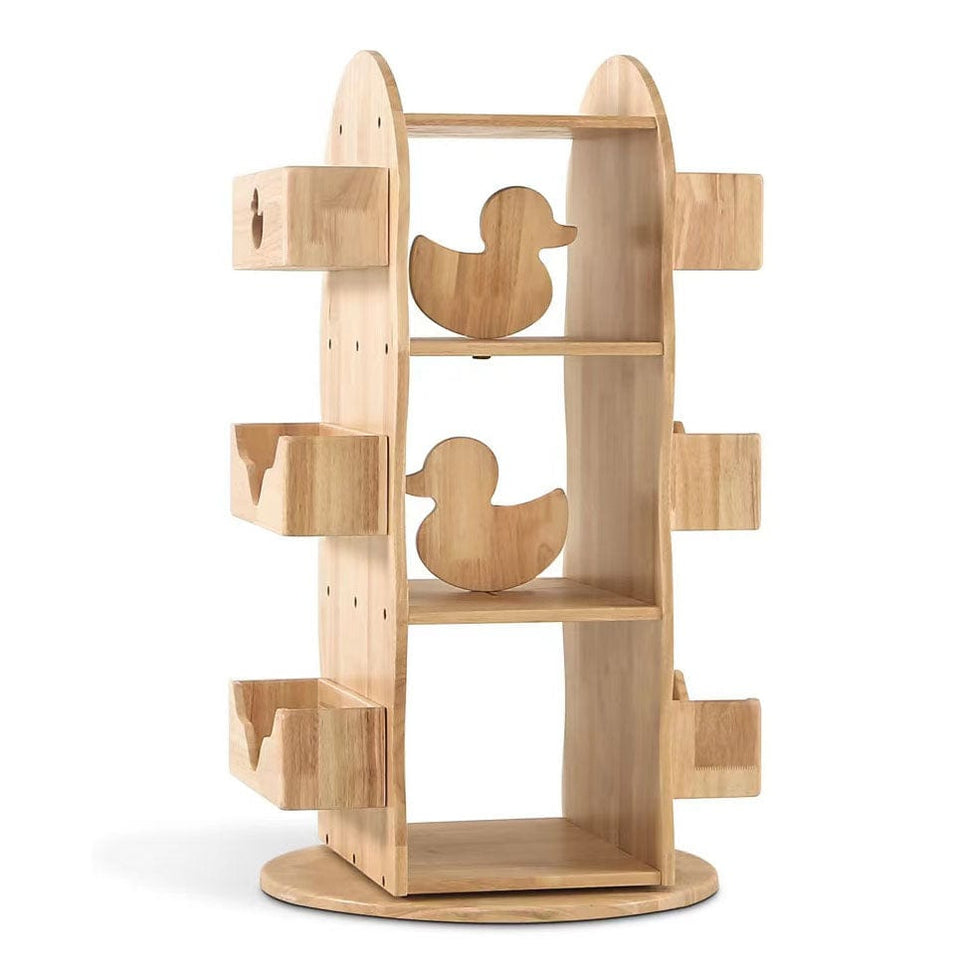 My Duckling Revolving Solid Wood Bookcase — Toypark Australia