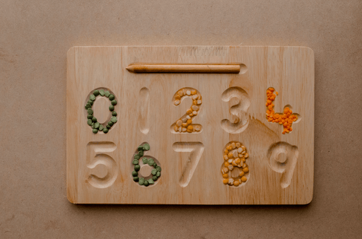 Wooden Toys Number tracing board 8936074264852