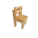 Kids Furniture QToys Rubber Wood Standard Chairs (Set of 2)