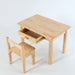Table & Chair Set My Duckling Kids Study Table and Chair Set in Pinewood  - 2022 New Release