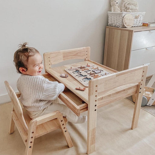 My Duckling Primary Adjustable Table and Chair Set - Bear - Toypark