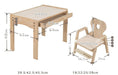 Kids Furniture My Duckling Kids Activity Table Set - Bear 766099775976